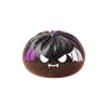 Bat Halloween Dumpling Squishy Glitter Musta Lepakko puristettuna kädessä