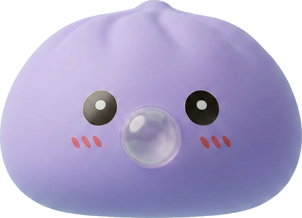 Big Dumpling Squishy Meren Sininen — squishy antistressilelu, slow-rise, kawaii