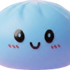 Dumpling Squishy Meren Sininen — squishy antistressilelu, slow-rise, kawaii