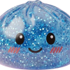 Glitter Dumpling Squishy Sininen Rauha — squishy antistressilelu, slow-rise, kawaii