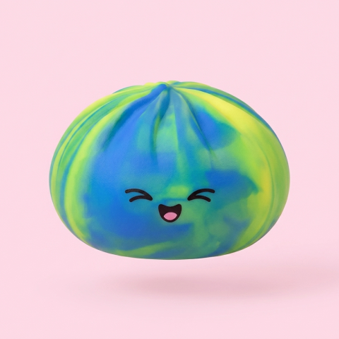 Rainbow Dumpling Squishy Värikäs Yllätys — mystery boxin harvinainen squishy