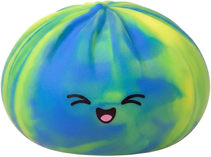 Rainbow Dumpling Squishy Värikäs Yllätys — squishy antistressilelu, slow-rise, kawaii