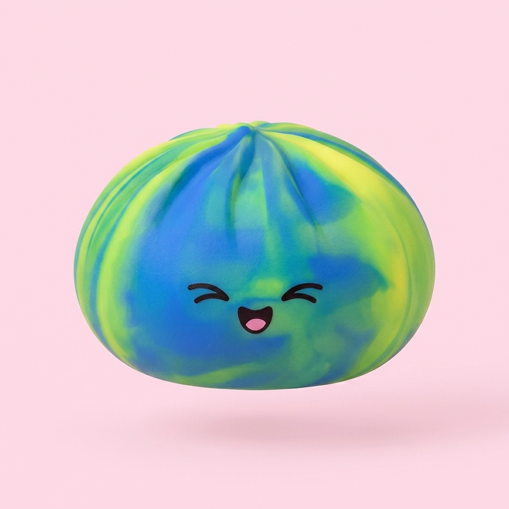 Rainbow Dumpling Squishy Värikäs Yllätys — mystery boxin harvinainen squishy