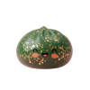 Dumpling Squishy Glitter Smaragdinvihreä — squishy antistressilelu, slow-rise, kawaii