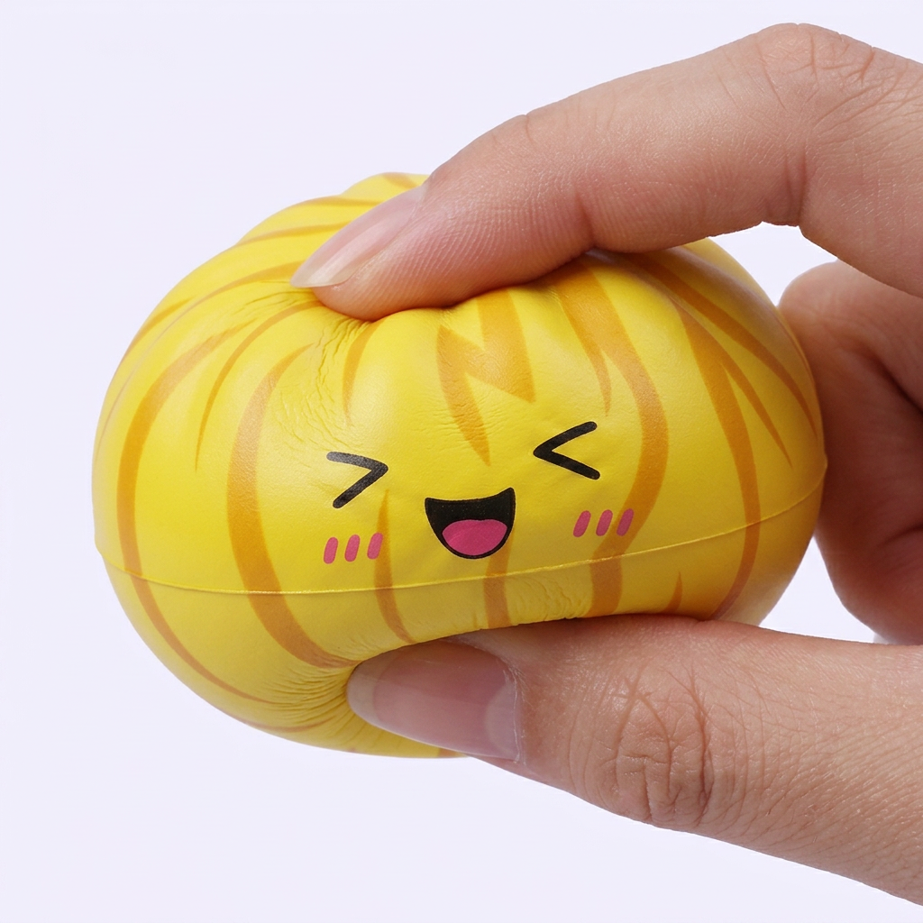 Dumpling Squishy Bun Mystery -yllätyspakkaus slow rise -efekti toiminnassa