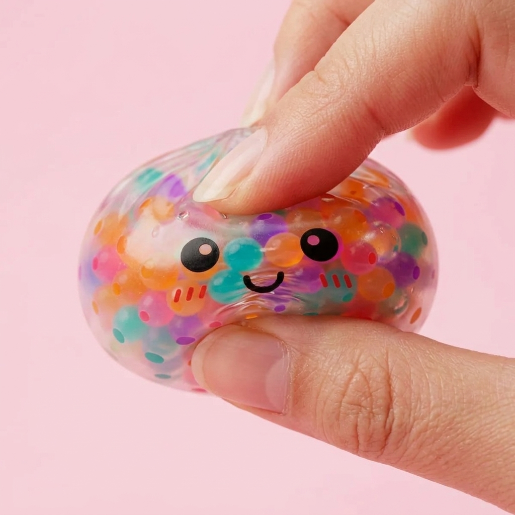 Squishy Dumpling Monivärinen Yllätysväri slow rise -efekti toiminnassa
