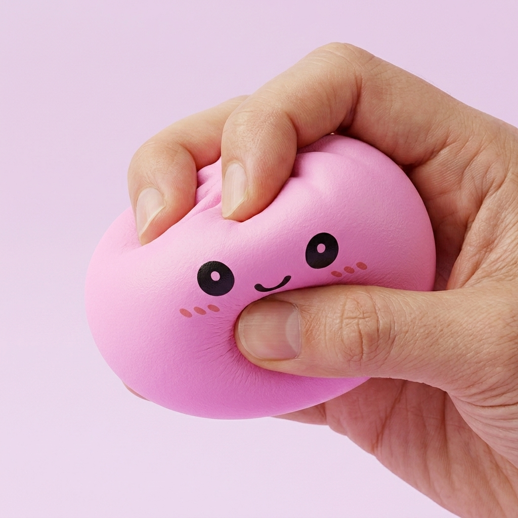 Dumpling Squishy Mystery Box Yllätyspakkaus slow rise -efekti toiminnassa