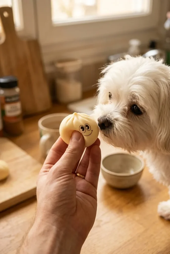 Dumpling Squishy Mystery Bun Yllätyspakkaus pehmolelun seurassa