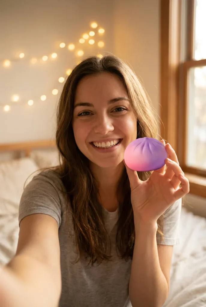 Dumpling Squishy Mystery Bun Yllätyspakkaus arjen keskellä