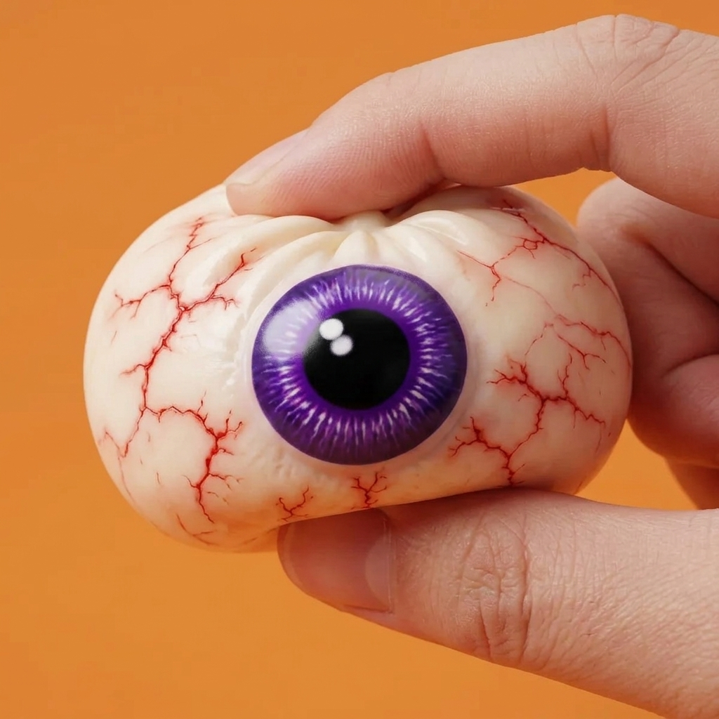 Eye Dumpling Squishy Halloween Kammottava slow rise -efekti toiminnassa