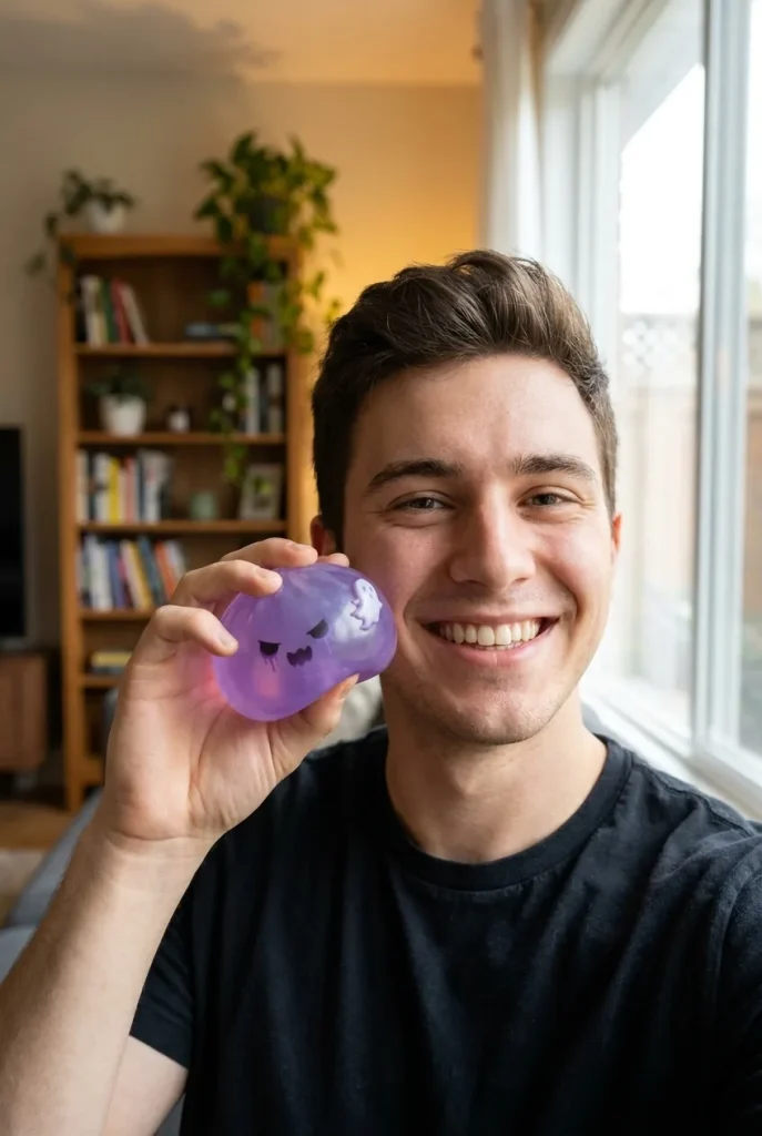 Aave Dumpling Squishy Boo arjen keskellä