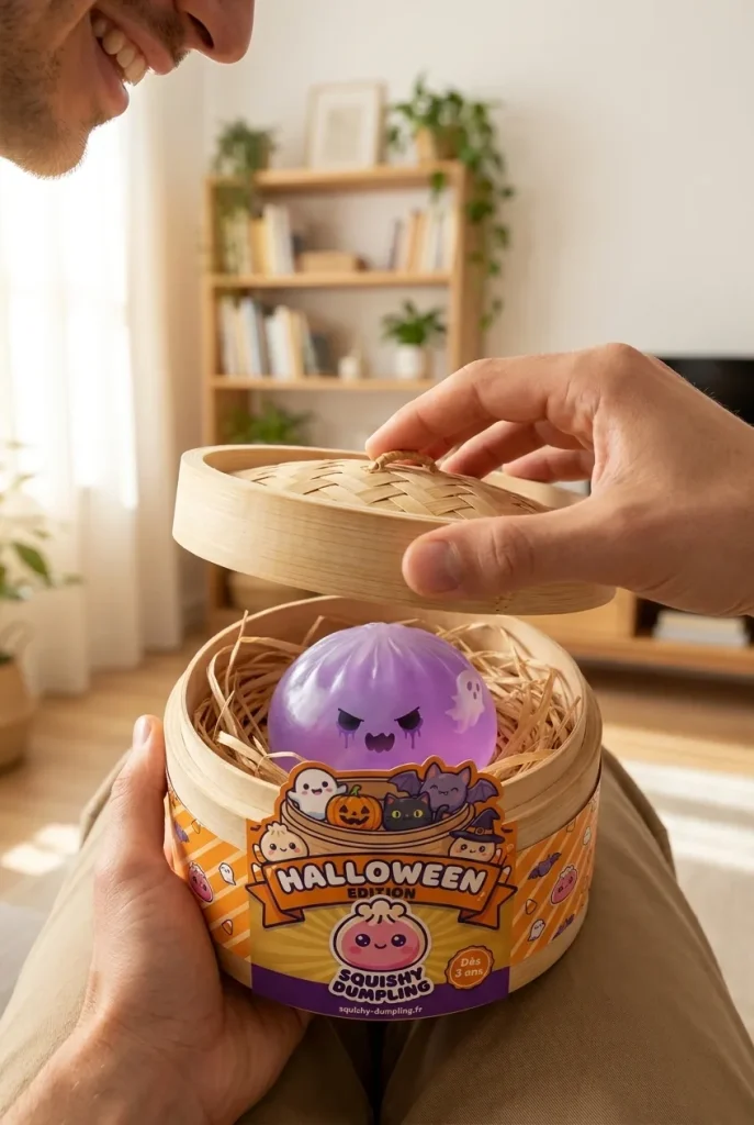 Aave Dumpling Squishy Boo avauksen hetkellä