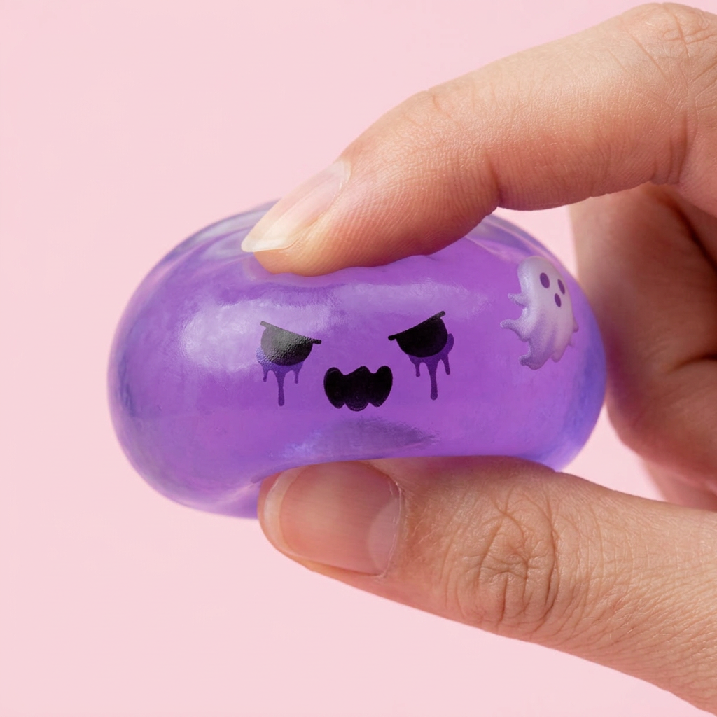 Aave Dumpling Squishy Boo slow rise -efekti toiminnassa