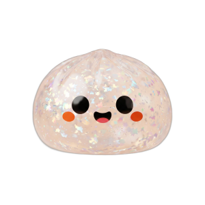Glitter Dumpling Squishy Halloween Fantomi puristettuna kädessä