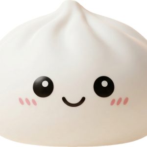 Giant Dumpling Squishy XXL 25 cm — squishy antistressilelu, slow-rise, kawaii
