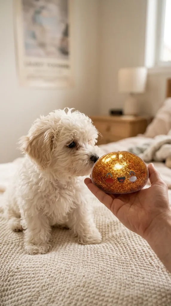 Glitter Dumpling Squishy Gold Aarre ja lemmikki — asiakaskuva