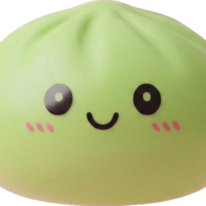 Dumpling Squishy Matcha Vihreä — squishy antistressilelu, slow-rise, kawaii
