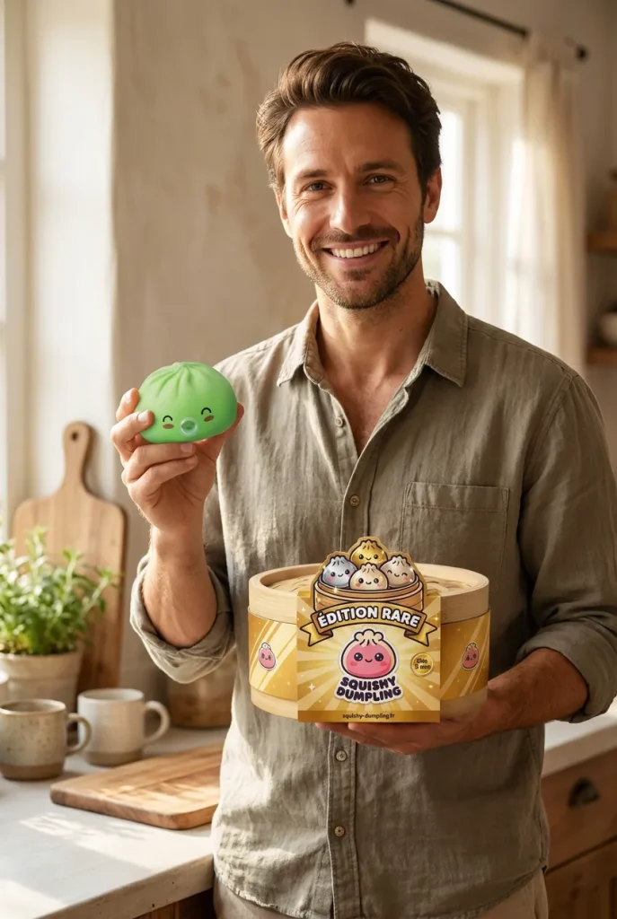 Dumpling Squishy Matcha Vihreä Rare Blow ja bambutyylinen höyrykori — asiakaskuva