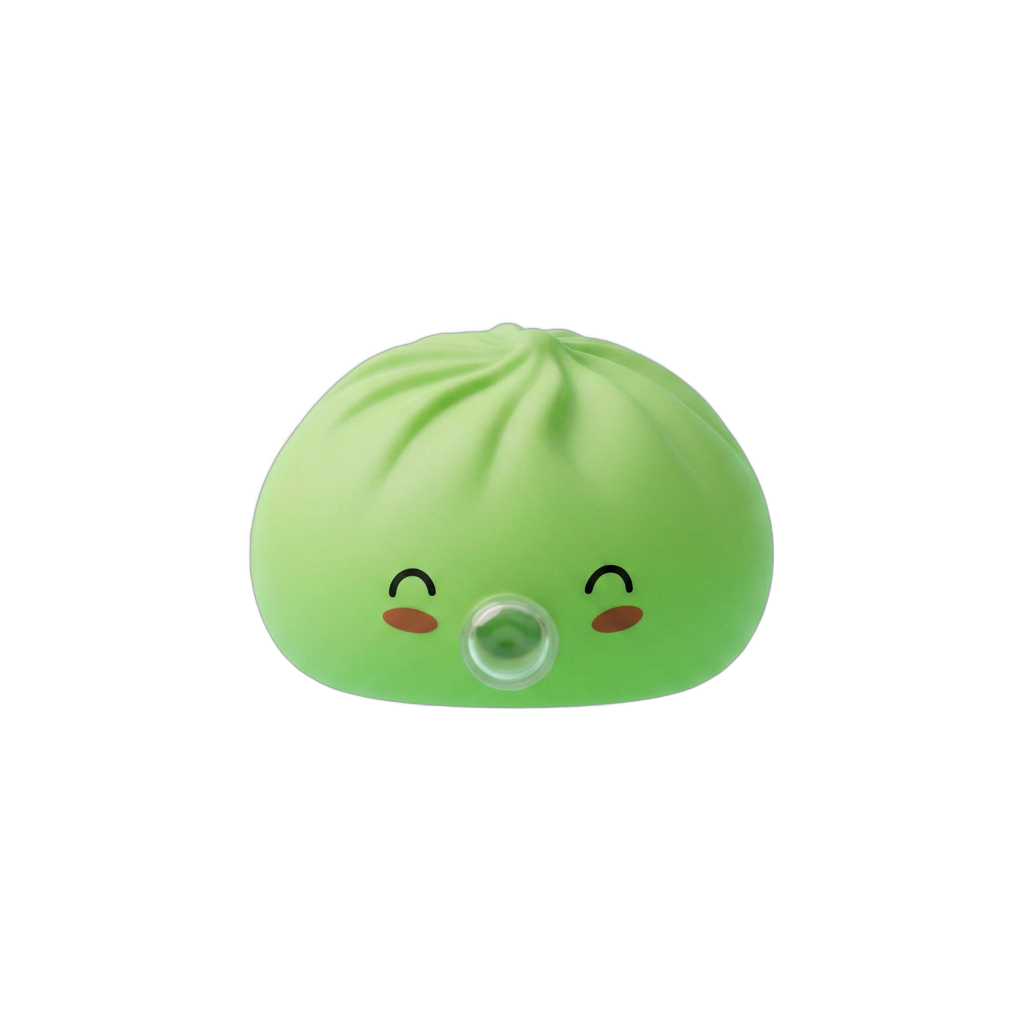 Dumpling Squishy Matcha Vihreä Rare Blow — squishy antistressilelu, slow-rise, kawaii