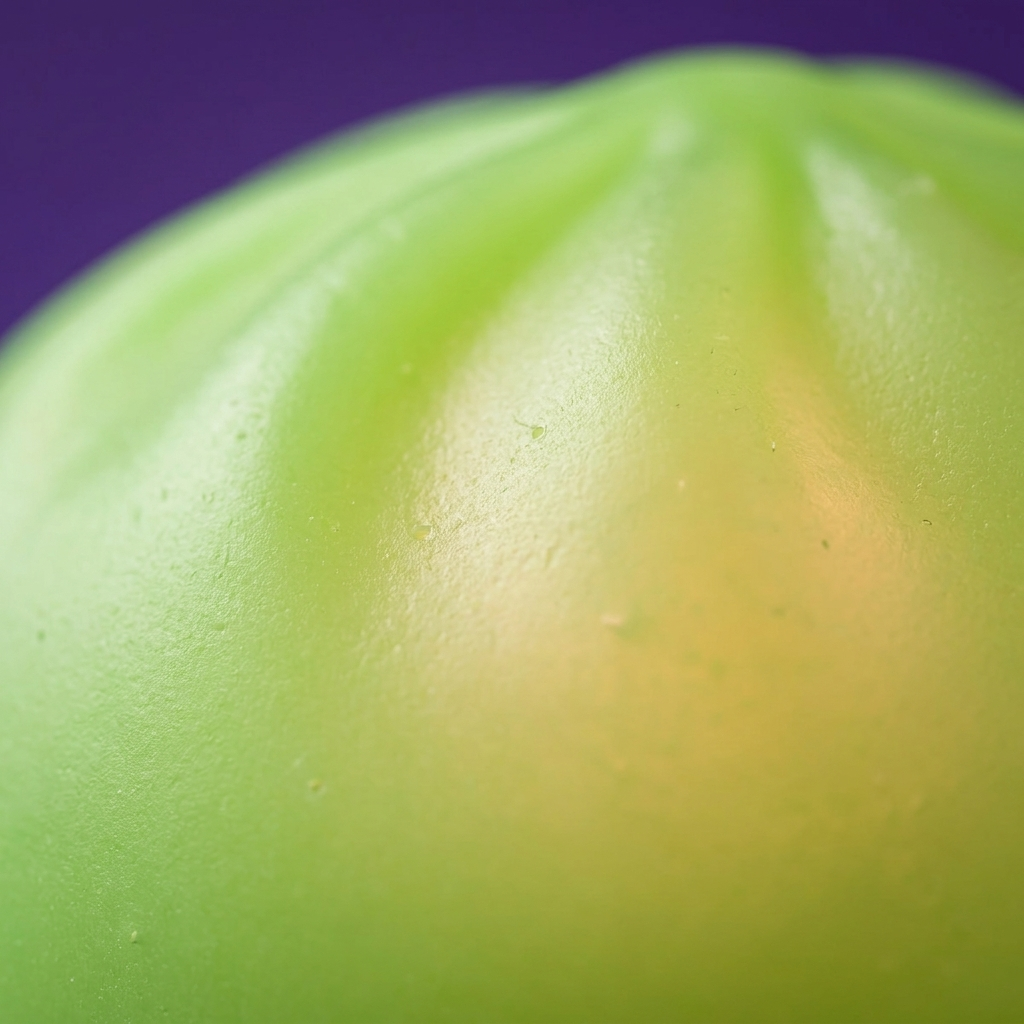 Dumpling Squishy Yövalo Vihreä — makrolähikuva tekstuurista
