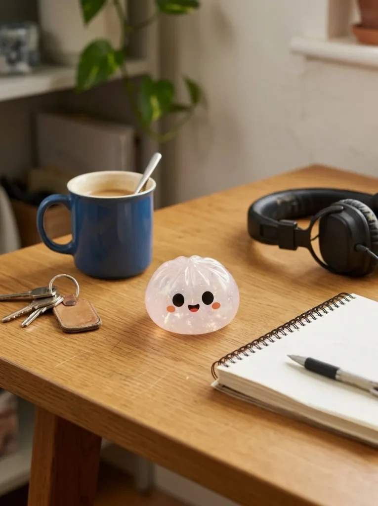 Dumpling Squishy Halloween Set de 5 työpöydällä