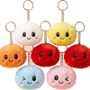 Dumpling Squishy Avaimenperäsetti 6 kpl — squishy antistressilelu, slow-rise, kawaii