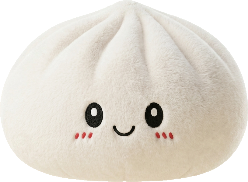 Squishy Dumpling Big – Jättikokoinen Halaustyyny — squishy antistressilelu, slow-rise, kawaii