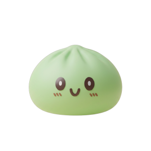 Jumbo Dumpling Squishy Vihreä — squishy antistressilelu, slow-rise, kawaii