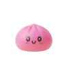 Dumpling Squishy Jätti Pinkki 15 cm — squishy antistressilelu, slow-rise, kawaii