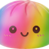 Rainbow Dumpling Squishy XXL — squishy antistressilelu, slow-rise, kawaii