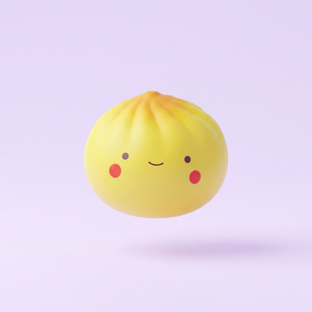 Dumpling Squishy Blind Box Mini 24 kpl -yllätyspakkaus puristettuna kädessä