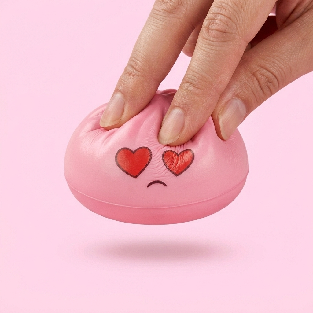 Mini Dumpling Squishy -yllätyspakkaus 3 kpl puristettuna kädessä