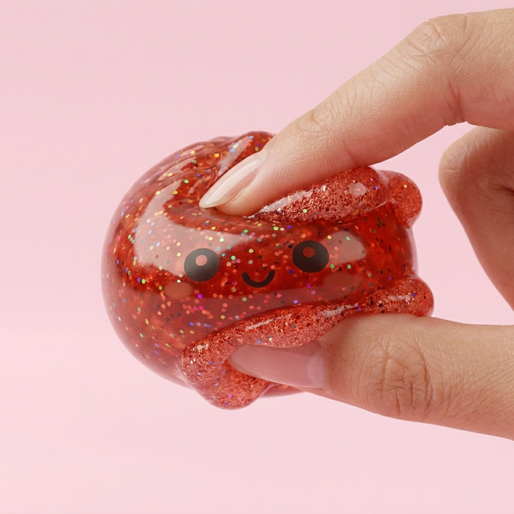 Mini Dumpling Squishy Metallinen Kiilto — slow-rise-efekti, vaahto palautuu muotoonsa