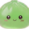 Mini Dumpling Squishy Sokeri, 7 kpl Bambukorissa puristettuna kädessä