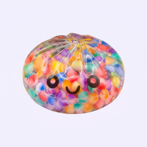 Mystery Dumpling Squishy Kupla puristettuna kädessä