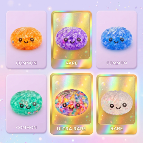 Mystery Dumpling Squishy Kupla puristettuna kädessä