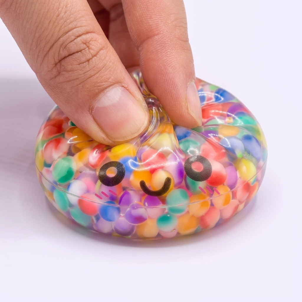 Mystery Dumpling Squishy Kupla slow rise -efekti toiminnassa
