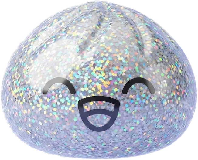 Rare Dumpling Squishy Mystery Keräilyversio puristettuna kädessä
