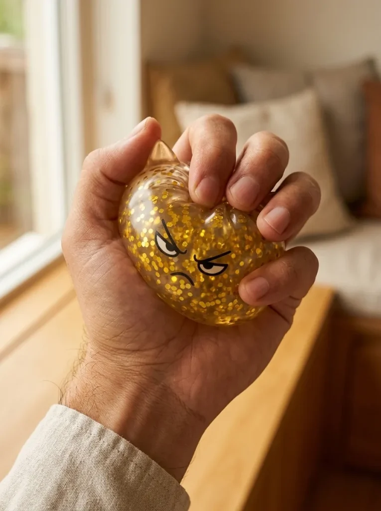 Glitter Dumpling Squishy Rare Yksisarvinen Yllätys puristuksessa