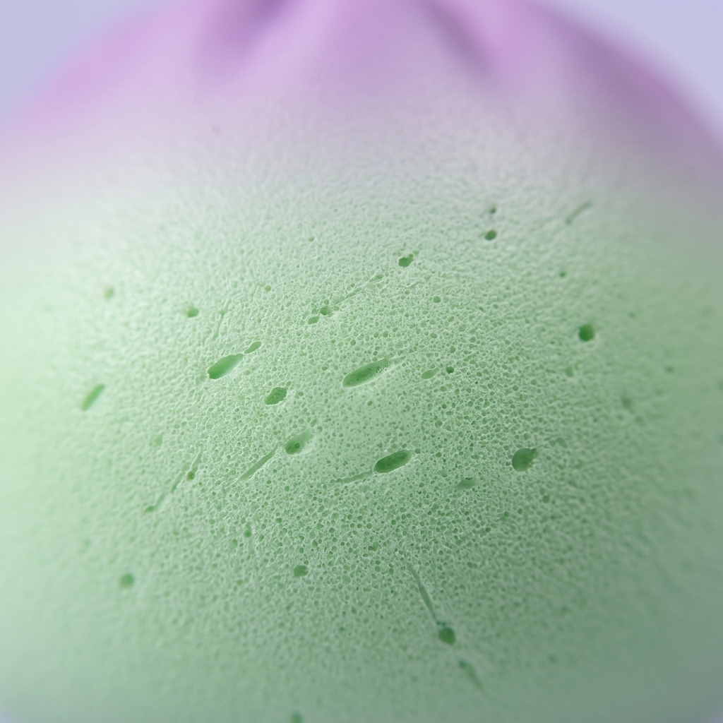 Dumpling Squishy Ombre Mystery -yllätyspakkaus makrokuva vaahdon pinnasta