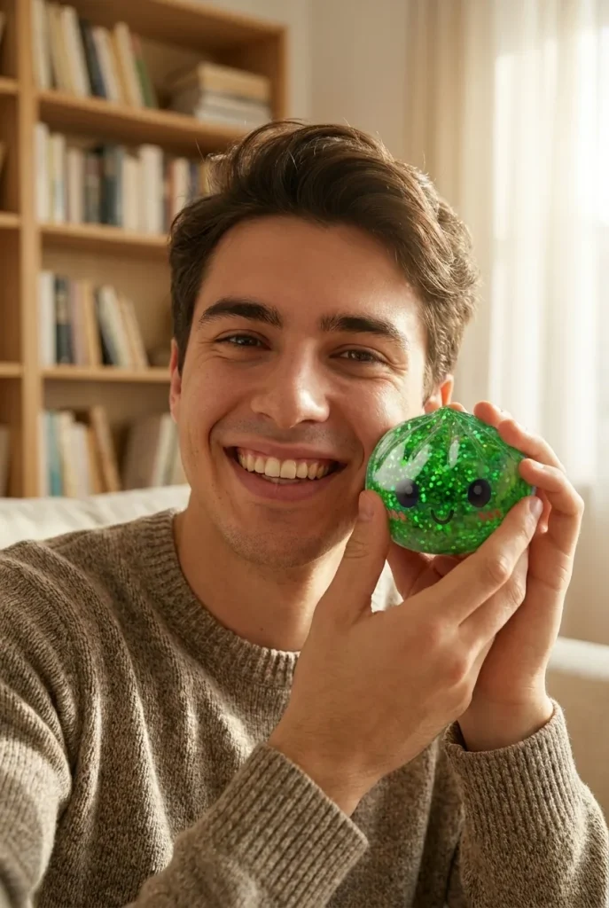 Squishy Dumpling Mystery Glitter -minisetti arjen keskellä