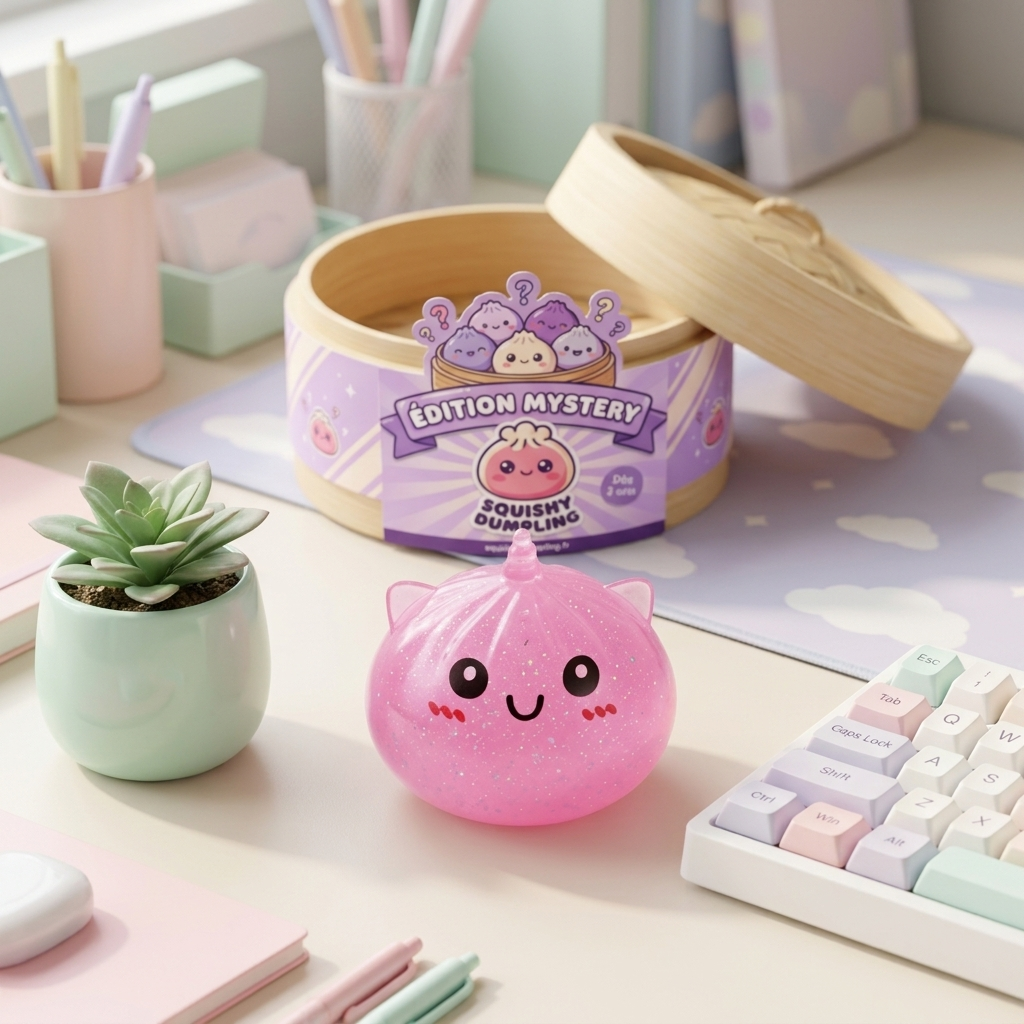 Unicorn Dumpling Squishy Mystery – Mini-yllätys arkisessa asetelmassa