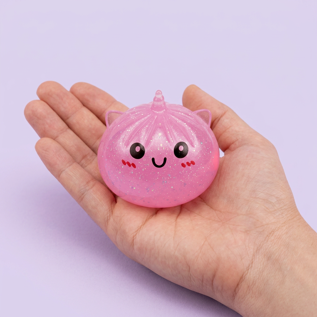 Unicorn Dumpling Squishy Mystery – Mini-yllätys kädessä — kokovertailu