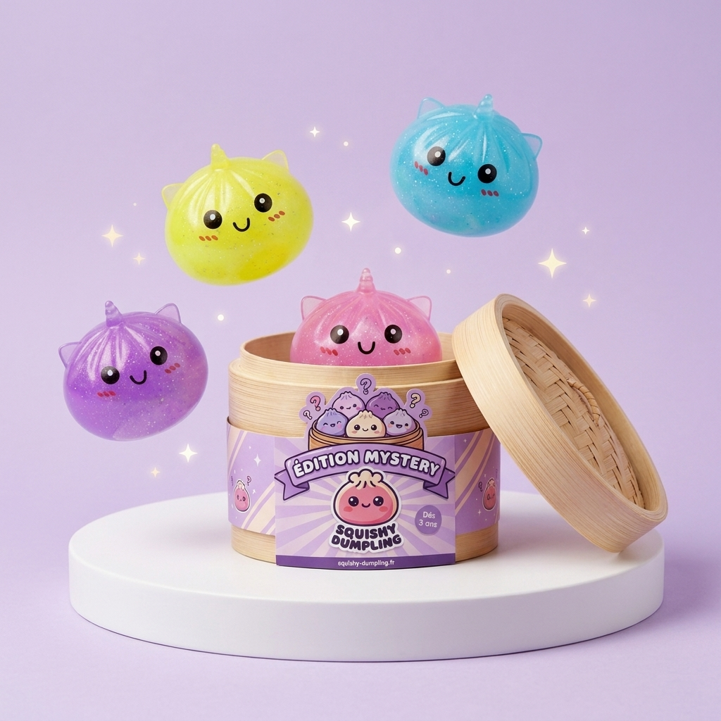 Unicorn Dumpling Squishy Mystery – Mini-yllätys puristettuna kädessä