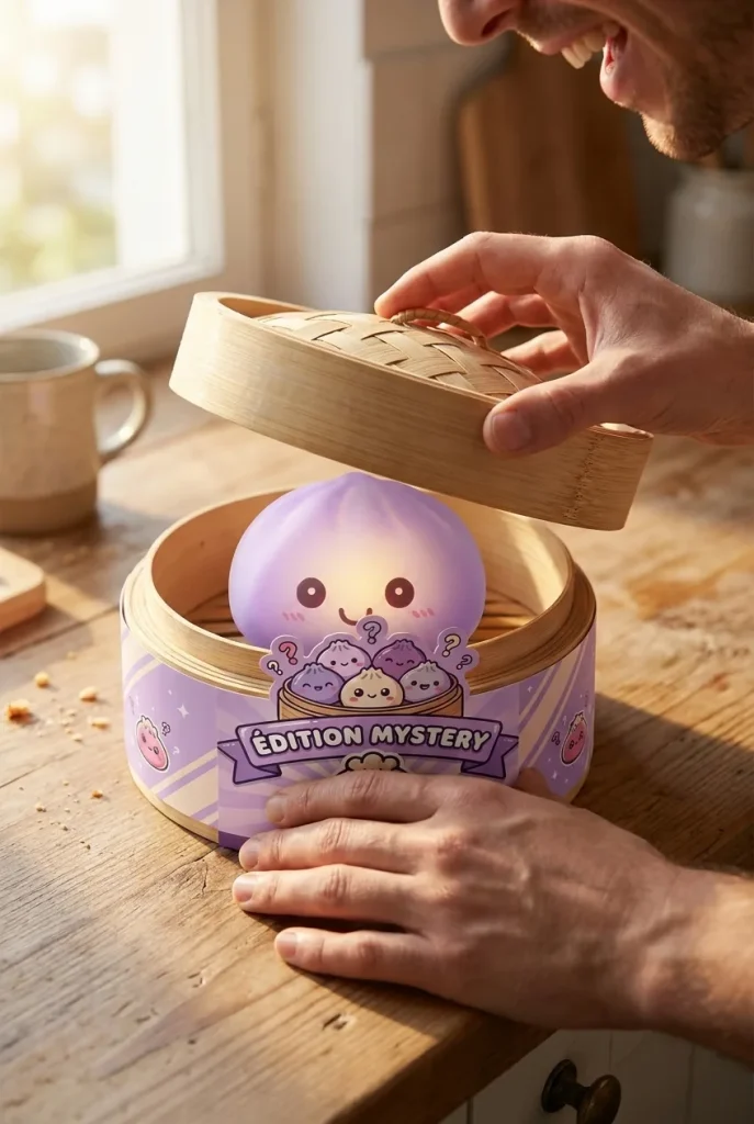 Mystery Squishy Dumpling -yövalo — unboxing, asiakaskuva