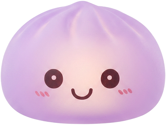 Mystery Squishy Dumpling -yövalo — squishy antistressilelu, slow-rise, kawaii