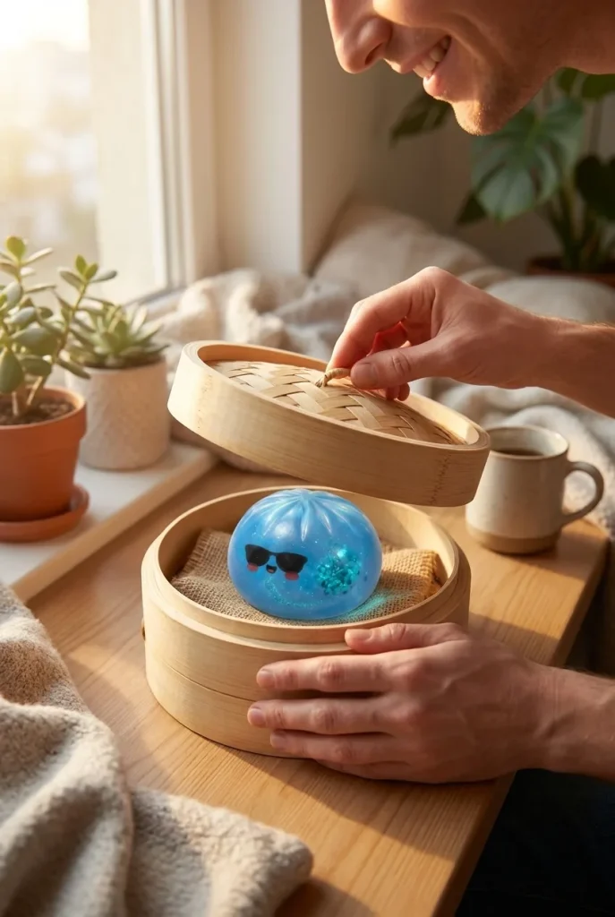 Mystery Dumpling Squishy Kesäeditio avauksen hetkellä