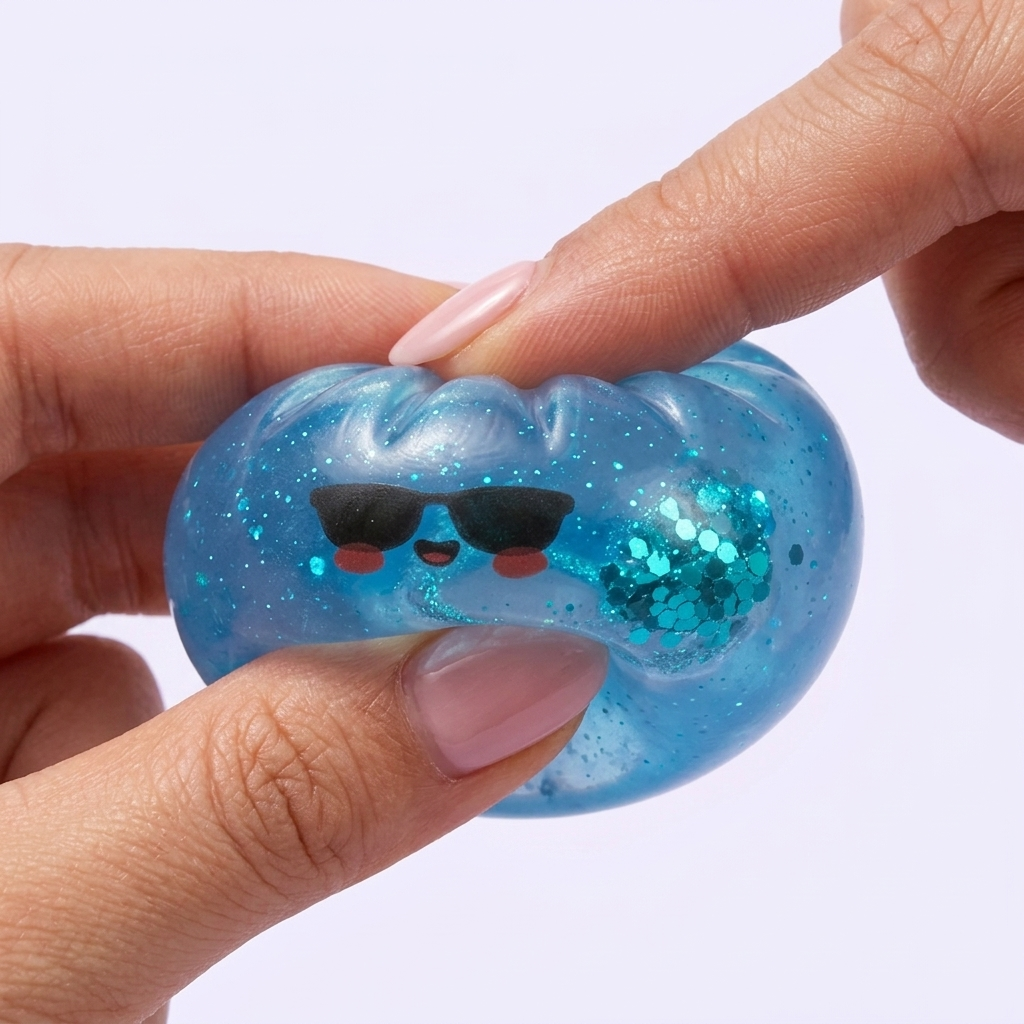 Mystery Dumpling Squishy Kesäeditio slow rise -efekti toiminnassa