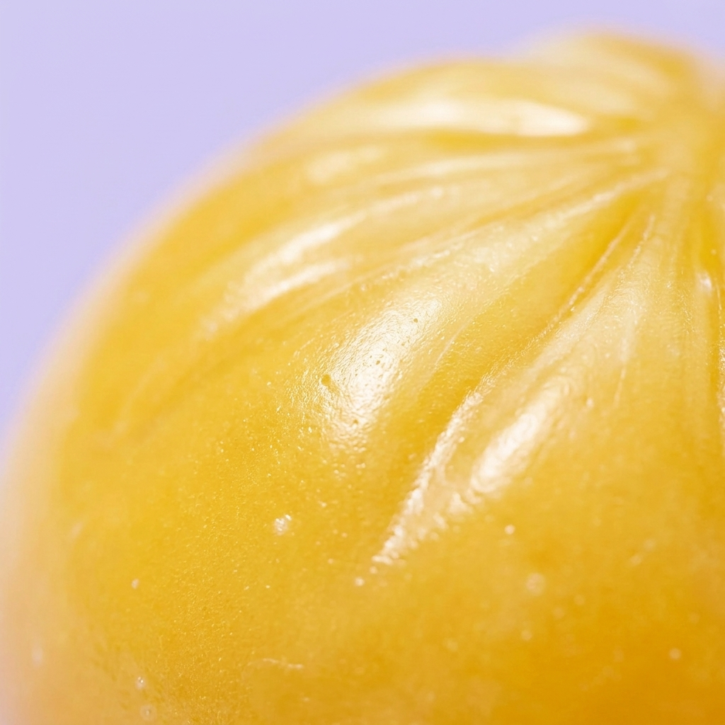 Mystery Dumpling Squishy Aurinkolasit makrokuva vaahdon pinnasta