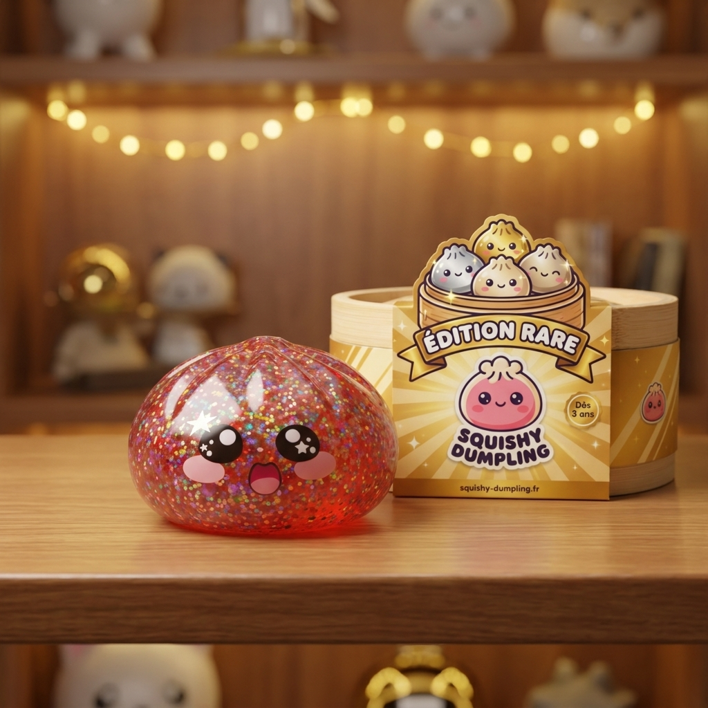 Galaxy Dumpling Squishy Pinkki Kawaii tunnelmakuvassa työpöydällä